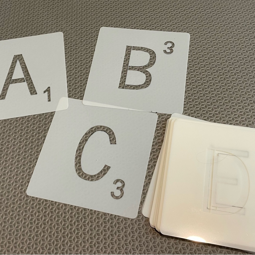 Alphabet Stencil Set